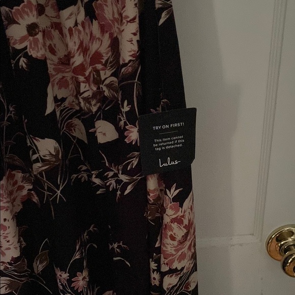 Floral Halter Maxi Dress - Picture 4 of 5